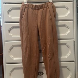 Tan sweatpants